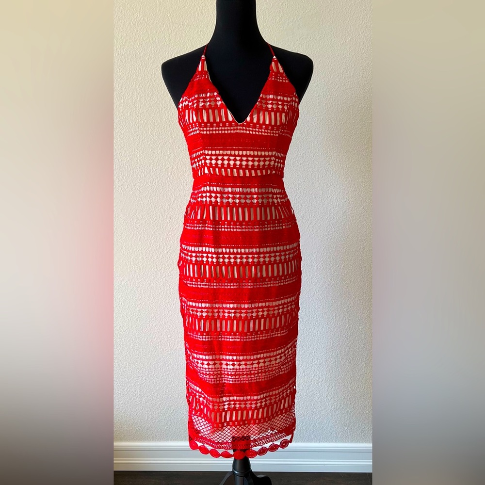 ASOS Crochet Lace MIDI dress